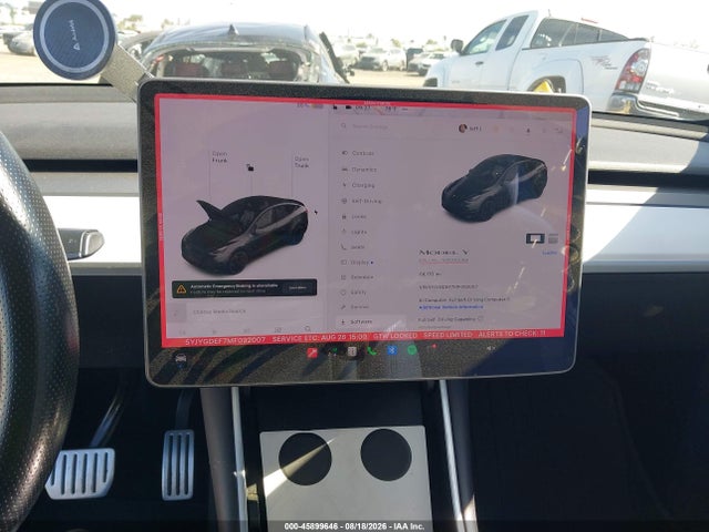 Aukcja sprzedaży 2021 Tesla Model Y Performance Dual Motor All-wheel Drive, vin: 5YJYGDEF7MF092007, numer aukcji: 45899646