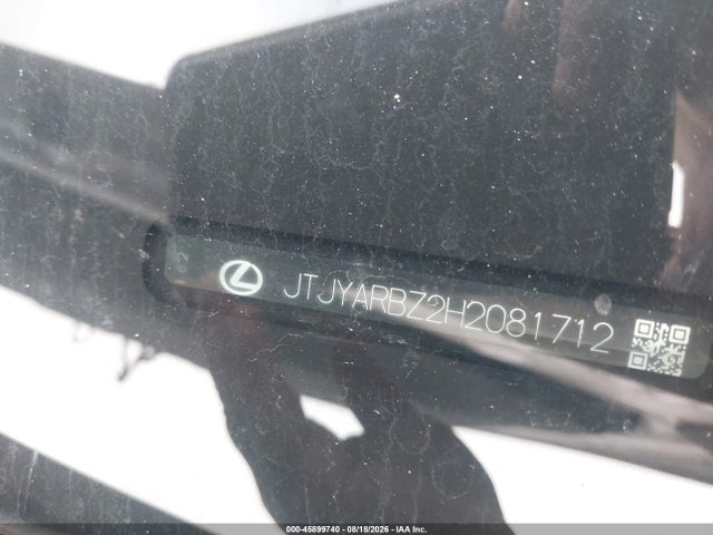 45899740 :رقم المزاد ، JTJYARBZ2H2081712 vin ، 2017 Lexus Nx 200t مزاد بيع