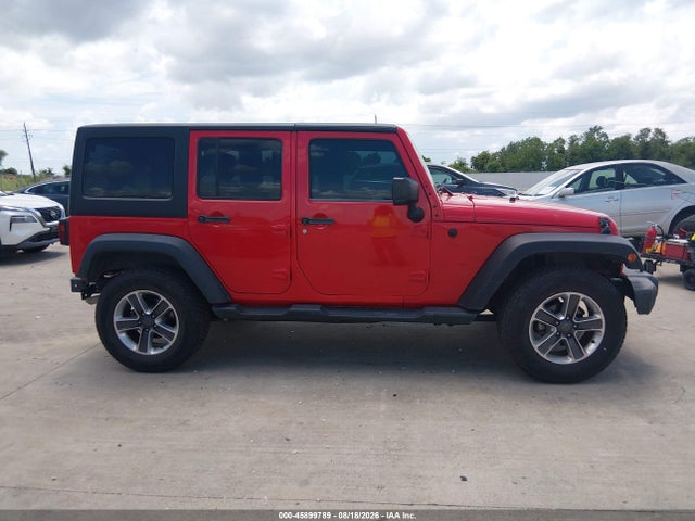 45899789 :رقم المزاد ، 1C4BJWDG9HL732296 vin ، 2017 Jeep Wrangler Unlimited Sport مزاد بيع