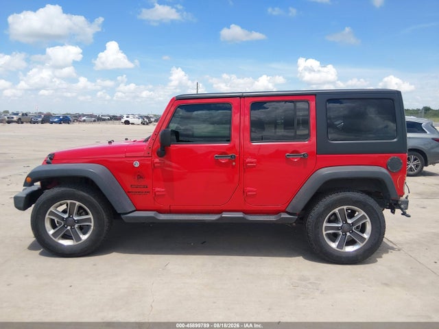 45899789 :رقم المزاد ، 1C4BJWDG9HL732296 vin ، 2017 Jeep Wrangler Unlimited Sport مزاد بيع