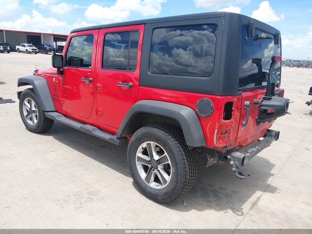 45899789 :رقم المزاد ، 1C4BJWDG9HL732296 vin ، 2017 Jeep Wrangler Unlimited Sport مزاد بيع