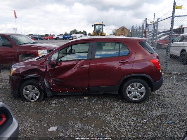 Aukcja sprzedaży 2016 Chevrolet Trax Ls, vin: 3GNCJKSB0GL277224, numer aukcji: 45899819
