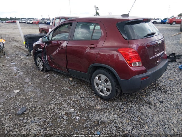 Aukcja sprzedaży 2016 Chevrolet Trax Ls, vin: 3GNCJKSB0GL277224, numer aukcji: 45899819
