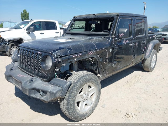 45899882 :رقم المزاد ، 1C6HJTAG7LL123527 vin ، 2020 Jeep Gladiator Sport S 4x4 مزاد بيع