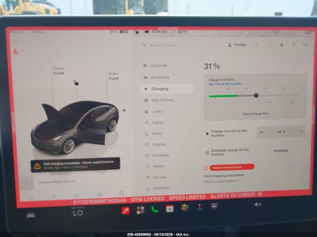 Продажа на аукционе авто 2022 Tesla Model 3 Long Range Dual Motor All-wheel Drive, vin: 5YJ3E1EB6NF342544, номер лота: 45899965