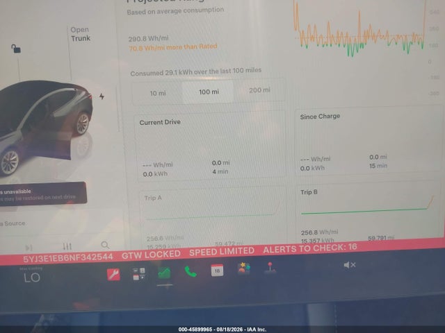 Продажа на аукционе авто 2022 Tesla Model 3 Long Range Dual Motor All-wheel Drive, vin: 5YJ3E1EB6NF342544, номер лота: 45899965