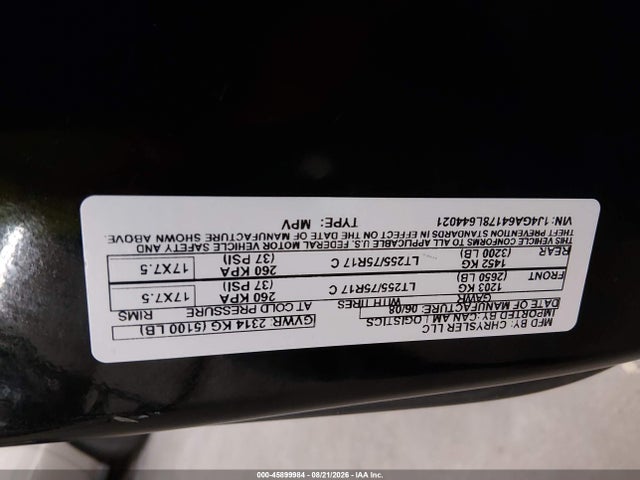 Продаж на аукціоні авто 2008 Jeep Wrangler Rubicon, vin: 1J4GA64178L644021, номер лоту: 45899984