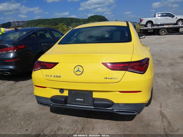 Продаж на аукціоні авто 2020 Mercedes-benz Cla 250 4matic, vin: WDD5J4HB8LN065434, номер лоту: 45900015