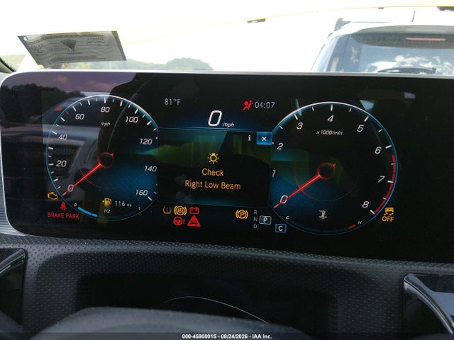 Продаж на аукціоні авто 2020 Mercedes-benz Cla 250 4matic, vin: WDD5J4HB8LN065434, номер лоту: 45900015