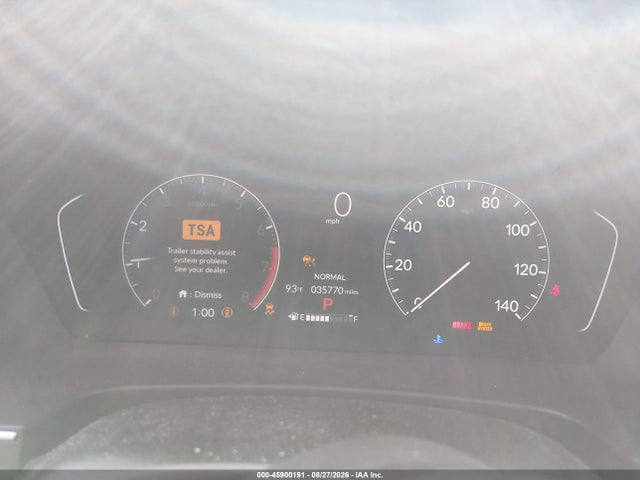 45900191 :رقم المزاد ، 5FNYG2H75SB011639 vin ، 2025 Honda Pilot Touring مزاد بيع