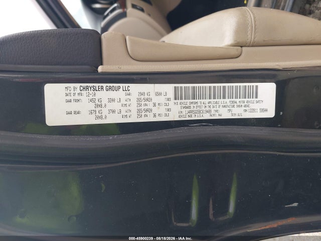 45900239 :رقم المزاد ، 1J4RR5GG5BC619489 vin ، 2011 Jeep Grand Cherokee Limited مزاد بيع