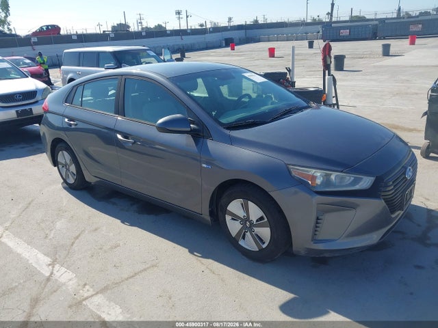Hyundai Ioniq Hybrid Blue 2018 KMHC65LC1JU065797 main image