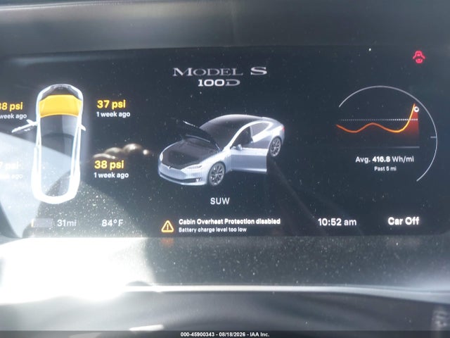 Продаж на аукціоні авто 2018 Tesla Model S 100d/75d/p100d, vin: 5YJSA1E20JF282987, номер лоту: 45900343