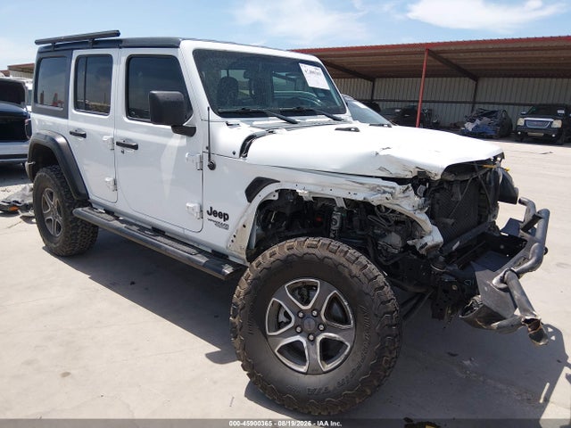 2021 Jeep Wrangler Unlimited Sport S 4x4 მანქანა იყიდება აუქციონზე, vin: 1C4HJXDN8MW782887, აუქციონის ნომერი: 45900365