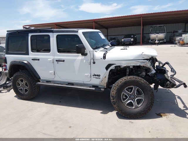 2021 Jeep Wrangler Unlimited Sport S 4x4 მანქანა იყიდება აუქციონზე, vin: 1C4HJXDN8MW782887, აუქციონის ნომერი: 45900365