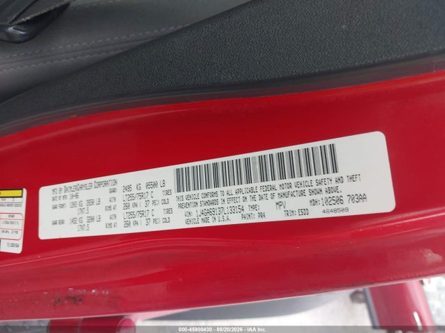 2007 Jeep Wrangler Unlimited Rubicon მანქანა იყიდება აუქციონზე, vin: 1J4GA69137L133154, აუქციონის ნომერი: 45900430