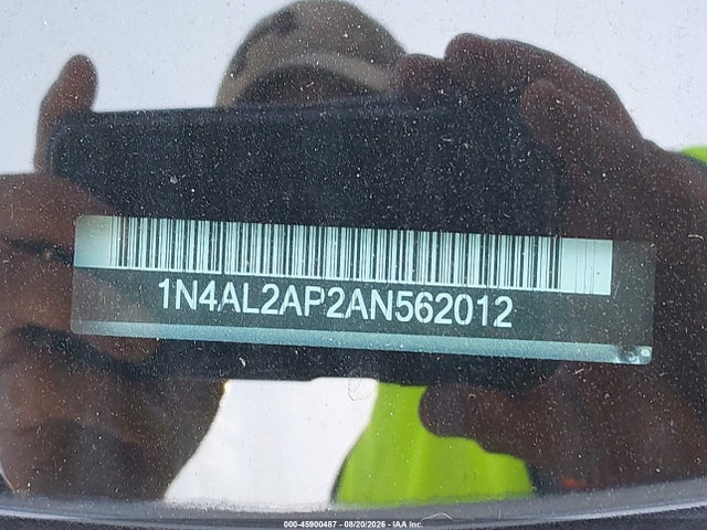 2010 Nissan Altima 2.5 S მანქანა იყიდება აუქციონზე, vin: 1N4AL2AP2AN562012, აუქციონის ნომერი: 45900487