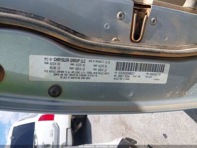 2013 Chrysler 300c მანქანა იყიდება აუქციონზე, vin: 2C3CCAEG2DH685317, აუქციონის ნომერი: 45900535