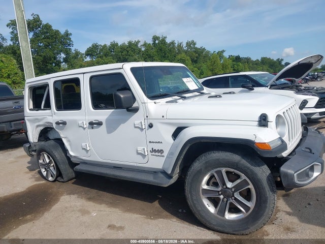 45900556 :رقم المزاد ، 1C4HJXEGXMW623286 vin ، 2021 Jeep Wrangler Unlimited Sahara 4x4 مزاد بيع