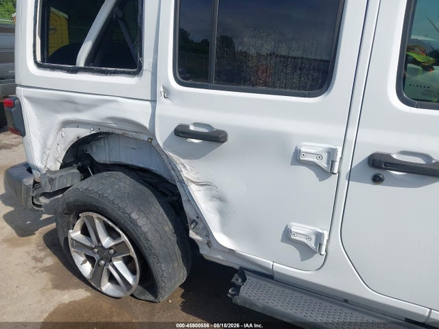 45900556 :رقم المزاد ، 1C4HJXEGXMW623286 vin ، 2021 Jeep Wrangler Unlimited Sahara 4x4 مزاد بيع