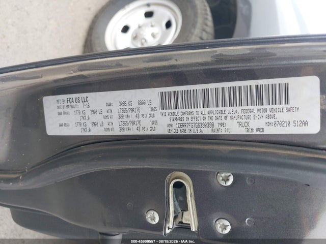 2016 Ram 1500 Tradesman მანქანა იყიდება აუქციონზე, vin: 1C6RR7FG7GS390398, აუქციონის ნომერი: 45900557