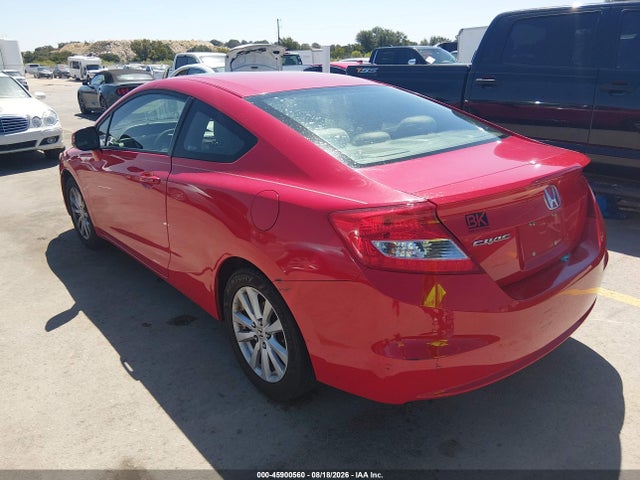 45900560 :رقم المزاد ، 2HGFG3B84CH502134 vin ، 2012 Honda Civic Ex مزاد بيع