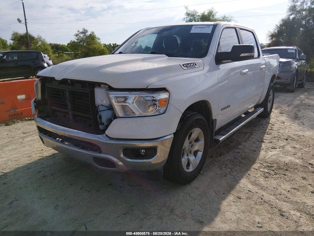 2021 Ram 1500 Big Horn  4x4 5'7 Box მანქანა იყიდება აუქციონზე, vin: 1C6RRFFG7MN744358, აუქციონის ნომერი: 45900575