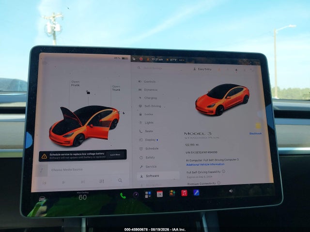 Tesla Model 3 Long Range/mid Range/standard Range/standard Range Plus 2019 5YJ3E1EA1KF484299 Image 7