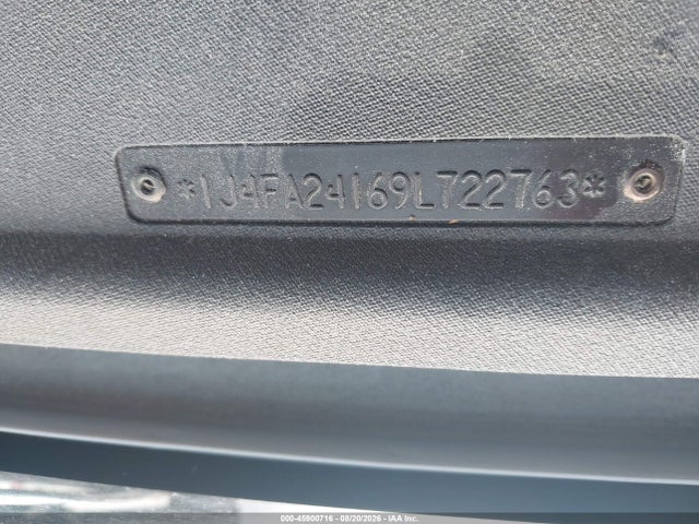 45900716 :رقم المزاد ، 1J4FA24169L722763 vin ، 2009 Jeep Wrangler X مزاد بيع