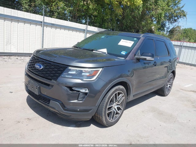 45900790 :رقم المزاد ، 1FM5K8GT5JGA82147 vin ، 2018 Ford Explorer Sport مزاد بيع