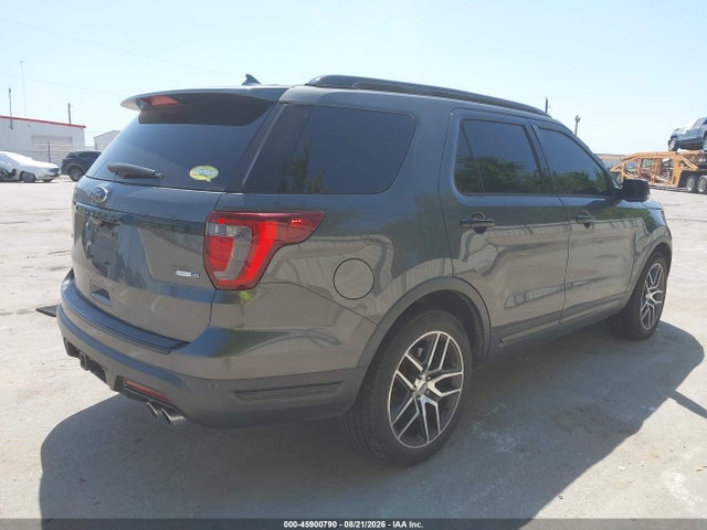 45900790 :رقم المزاد ، 1FM5K8GT5JGA82147 vin ، 2018 Ford Explorer Sport مزاد بيع