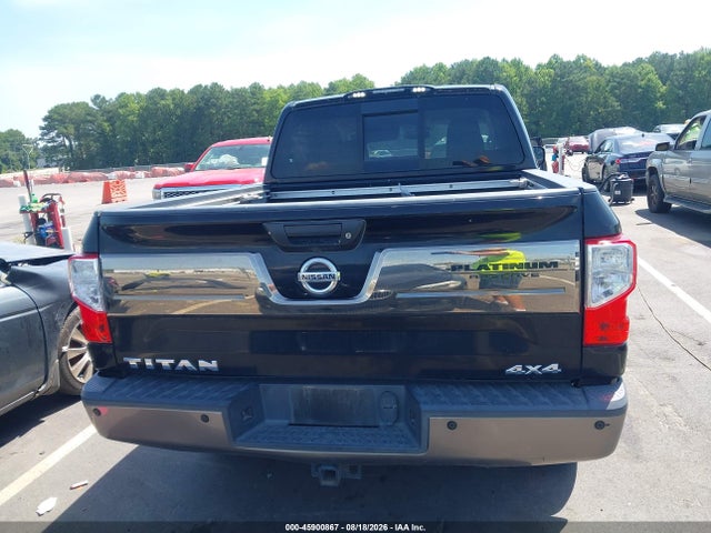 2017 Nissan Titan Platinum Reserve მანქანა იყიდება აუქციონზე, vin: 1N6AA1E53HN531488, აუქციონის ნომერი: 45900867