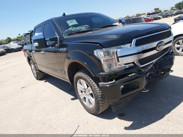 Продажа на аукционе авто 2018 Ford F-150 Platinum, vin: 1FTFW1E1XJFD52498, номер лота: 45900906