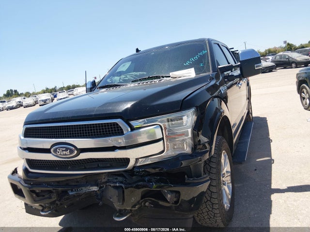 45900906 :رقم المزاد ، 1FTFW1E1XJFD52498 vin ، 2018 Ford F-150 Platinum مزاد بيع