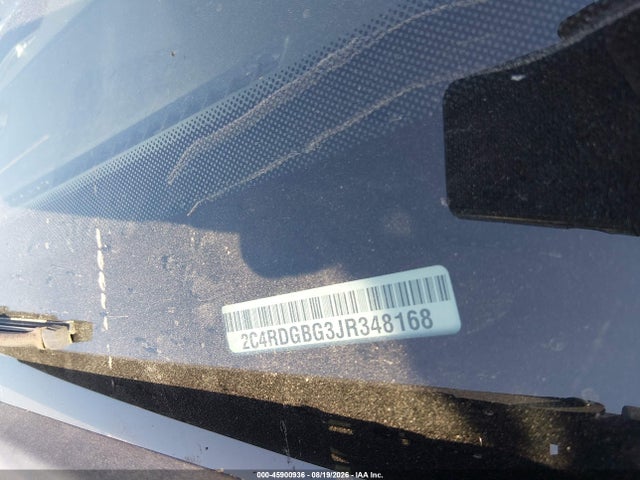2018 Dodge Grand Caravan Se მანქანა იყიდება აუქციონზე, vin: 2C4RDGBG3JR348168, აუქციონის ნომერი: 45900936