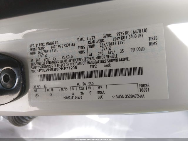 Ford F-150 Xl 2023 1FTEW1EB8PKF77295 Image 9