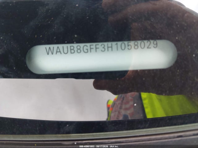 Продаж на аукціоні авто 2017 Audi A3 Premium, vin: WAUB8GFF3H1058029, номер лоту: 45901003