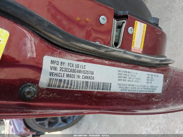 Aukcja sprzedaży 2021 Chrysler 300 300s, vin: 2C3CCABG4MH525766, numer aukcji: 45901008