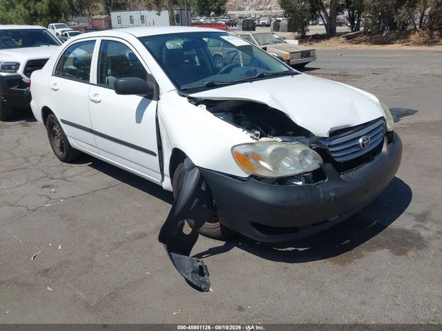 45901126 :رقم المزاد ، JTDBR32E032009993 vin ، 2003 Toyota Corolla Ce مزاد بيع