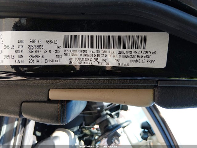 Продажа на аукционе авто 2015 Jeep Cherokee Limited, vin: 1C4PJMDS1FW713851, номер лота: 45901160