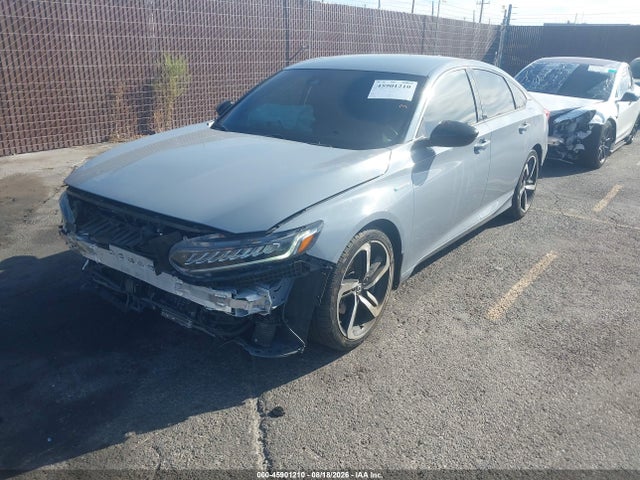 2022 Honda Accord Hybrid Sport მანქანა იყიდება აუქციონზე, vin: 1HGCV3F24NA045910, აუქციონის ნომერი: 45901210