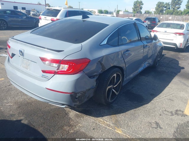 2022 Honda Accord Hybrid Sport მანქანა იყიდება აუქციონზე, vin: 1HGCV3F24NA045910, აუქციონის ნომერი: 45901210