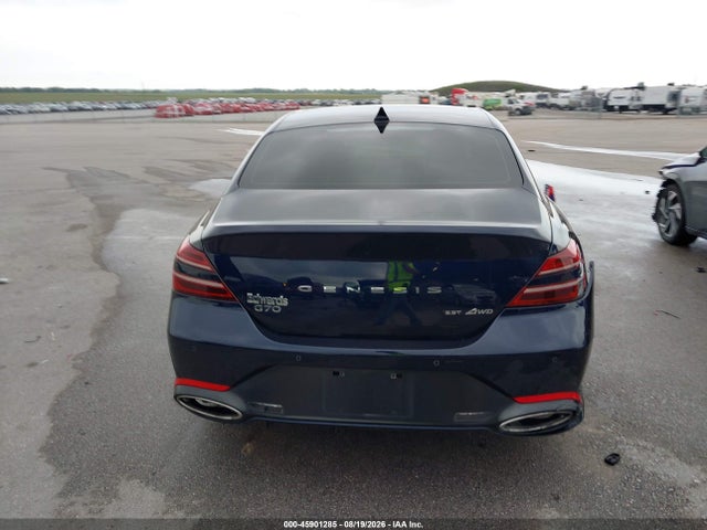 45901285 :رقم المزاد ، KMTG54TE6PU121022 vin ، 2023 Genesis G70 3.3t Awd مزاد بيع