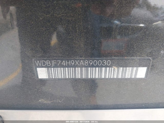 1999 Mercedes-benz E 55 Amg მანქანა იყიდება აუქციონზე, vin: WDBJF74H9XA890030, აუქციონის ნომერი: 45901338