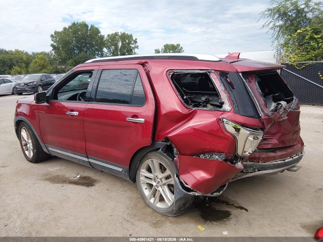 45901421 :رقم المزاد ، 1FM5K7F86HGA43505 vin ، 2017 Ford Explorer Limited مزاد بيع