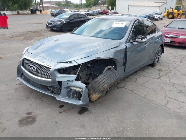 45901432 :رقم المزاد ، JN1BV7AP2FM353410 vin ، 2015 Infiniti Q50 Sport مزاد بيع