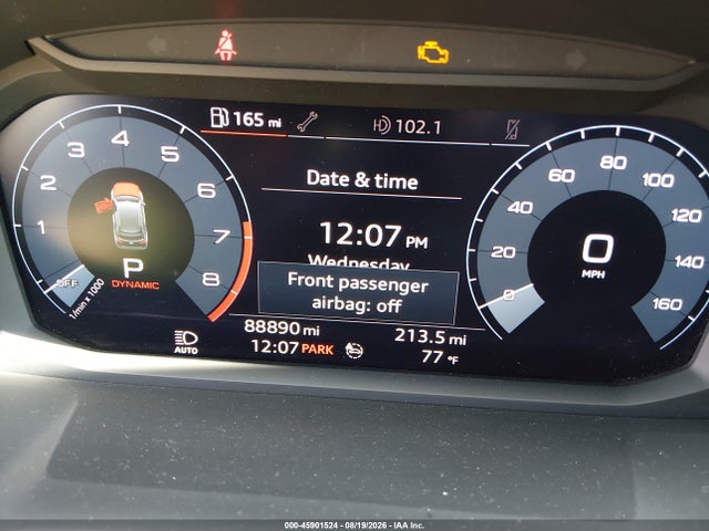 45901524 :رقم المزاد ، WA1AECF34L1069923 vin ، 2020 Audi Q3 Premium 45 Tfsi Quattro Tiptronic مزاد بيع