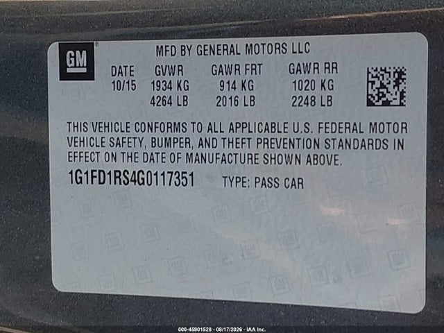Chevrolet Camaro 2lt 2016 1G1FD1RS4G0117351 Image 9