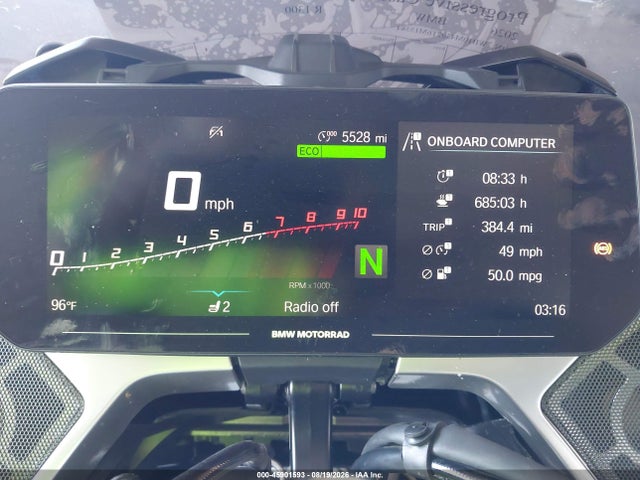 Продаж на аукціоні авто 2026 Bmw R 1300 Rt/rt-p, vin: WB10M4302T6M15584, номер лоту: 45901593