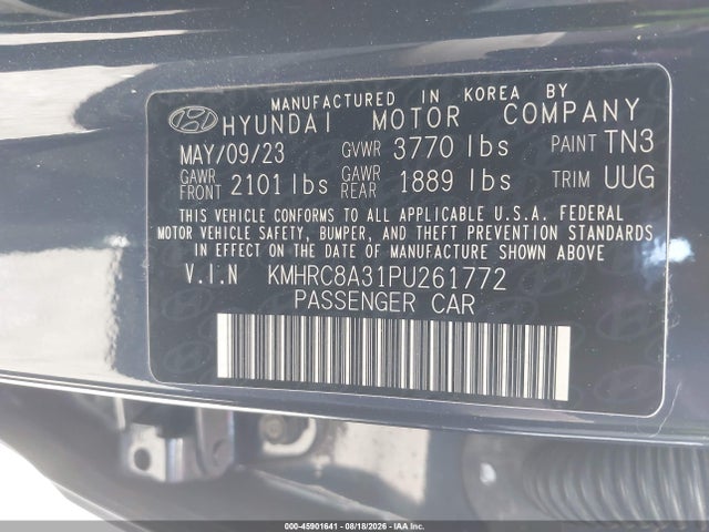 Hyundai Venue Limited 2023 KMHRC8A31PU261772 Image 9